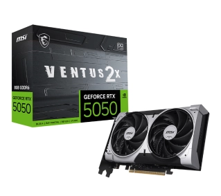 MSI GeForce RTX 5050 8G VENTUS 2X OC 8GB GDDR6 128bit DLSS 4 - Kup na Raty - RRSO 0%