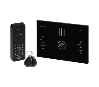 Orno Sandi OR-DOM-BA-933/B szyfrator bezsłuchawkowy 2-żyłowy Czarny  - Kup na Raty - RRSO 0%