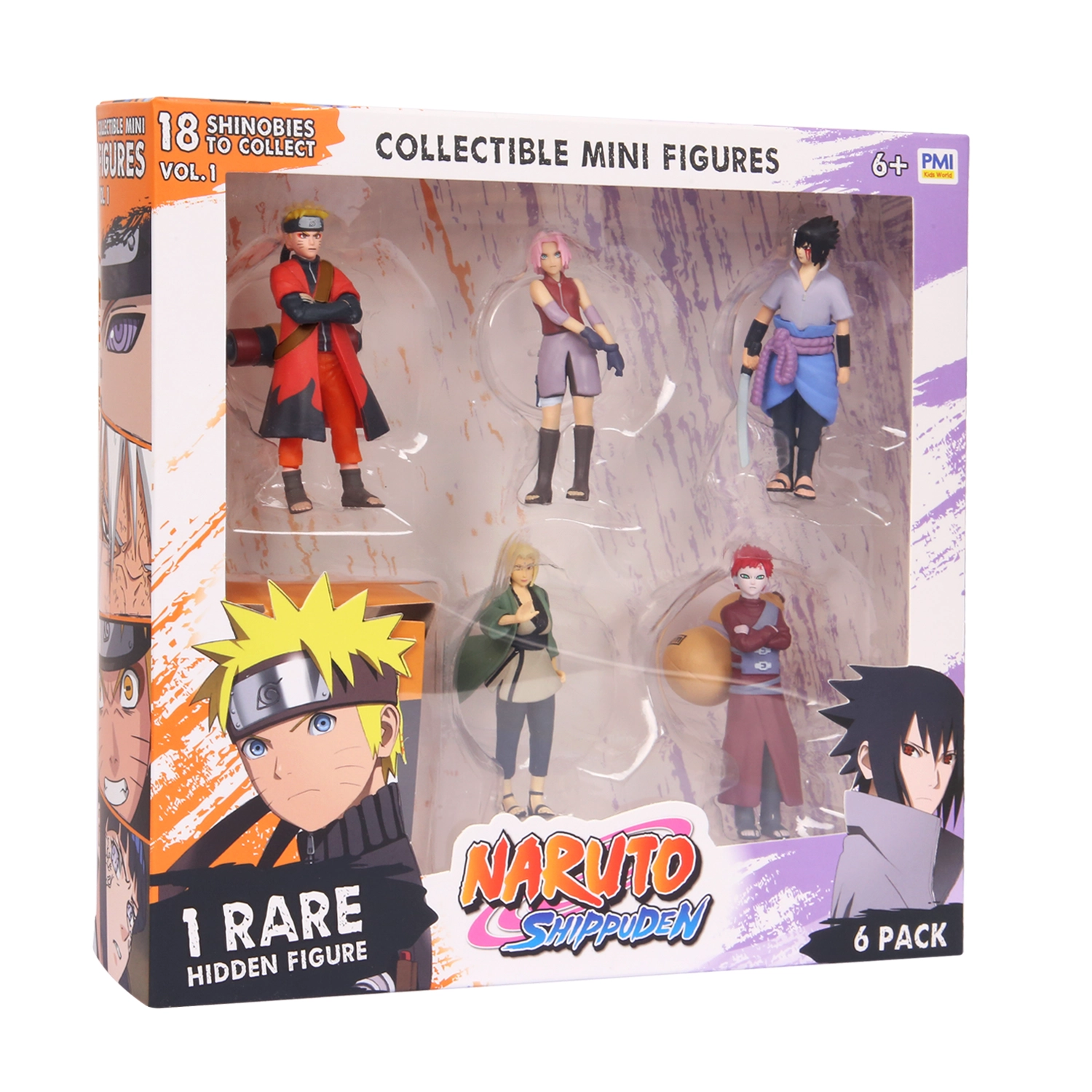 Figurka PMI Kids World Naruto Shippuden 6 pack