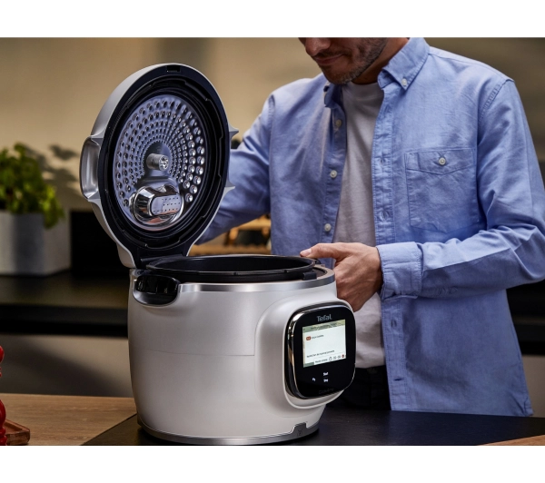 Tefal Cook4me Touch Pro CY94X1F1 1600W 6l Kosz do gotowania na parze Pokrywa do zapiekania Extra Crisp - Kup na Raty - RRSO 0%