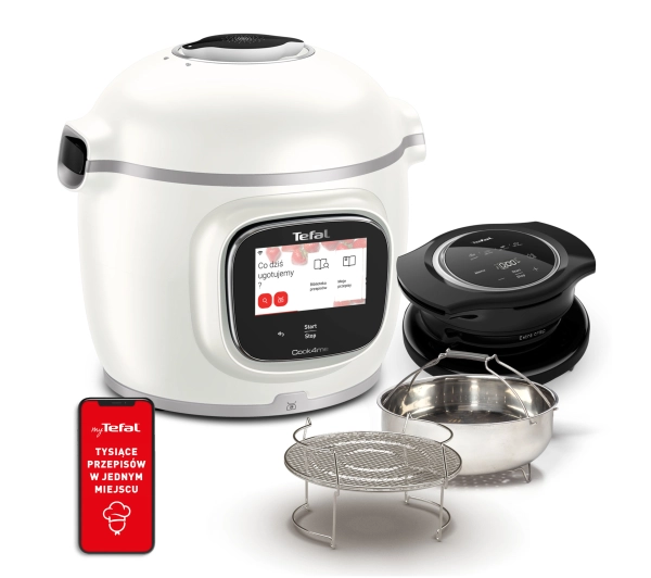 Garnki elektryczne - Tefal CY94X1F1 1600W 6l Kosz do gotowania na parze Pokrywa do zapiekania