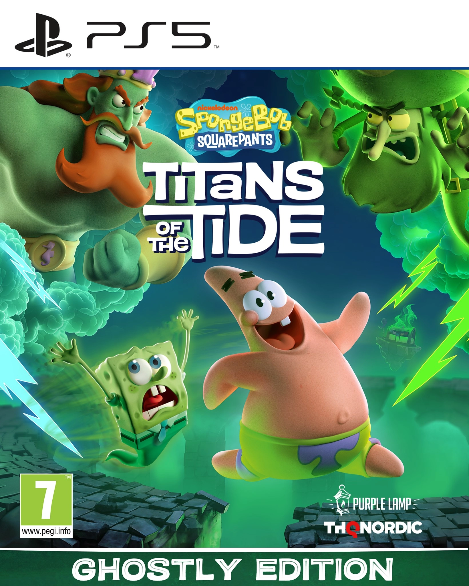 Spongebob Kanciastoporty Titans of the Tide Ghostly Edition Gra na PS5
