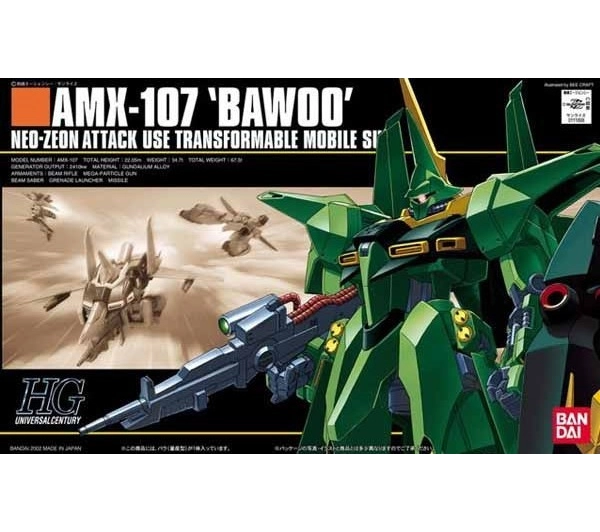 Bandai HGUC 1/144 AMX-107 BAWOO
