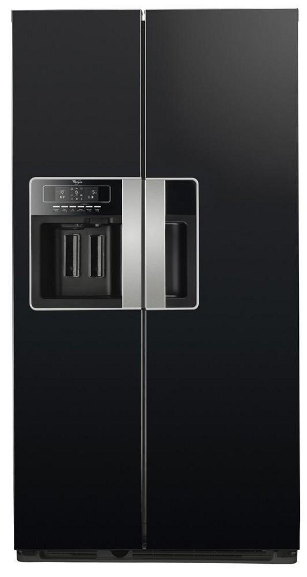 Lodówka Whirlpool WSG5588 A+M (czarny lustrzany)
