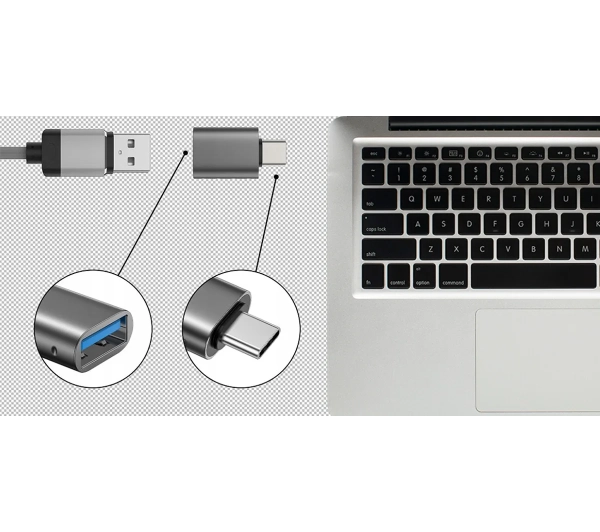 Swissten 55500100 USB-C na USB-A