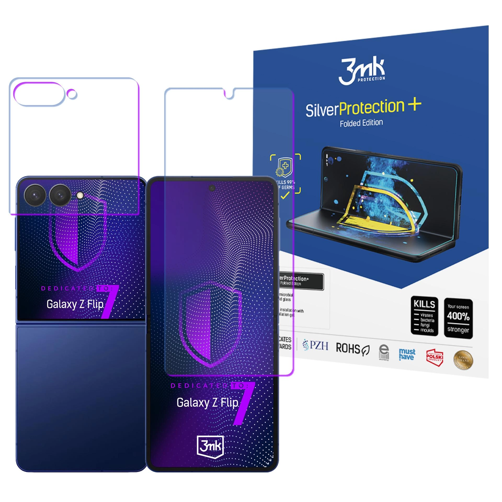 Folia ochronna 3mk SilverProtection+ Folded Edition do Samsung Galaxy Z Flip 7