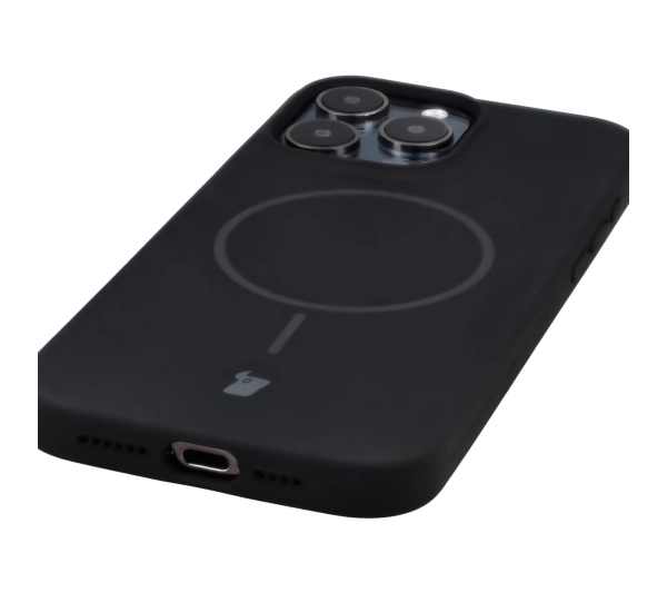 Bizon Soft z MagSafe do Apple iPhone 15 Pro Max Czarny