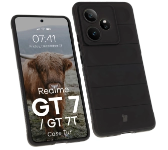 Etui Bizon Tur do Realme GT 7 / Realme GT 7T Czarny