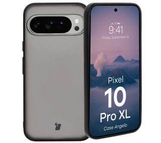 Bizon Angelo do Google Pixel 10 Pro XL Przydymione z czarną ramką