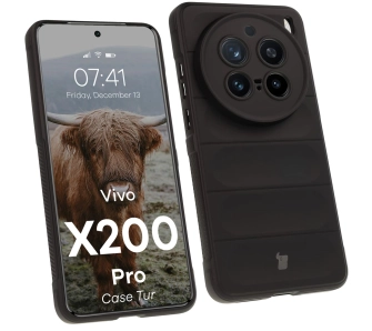 Etui Bizon Tur do Vivo X200 Pro Czarny