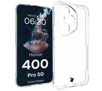 Etui Bizon Salpa do Honor 400 Pro 5G Przezroczysty