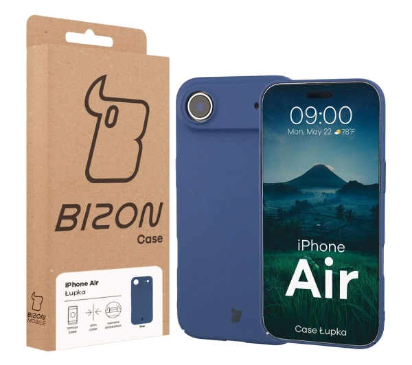 Bizon Łupka do Apple iPhone Air Niebieski