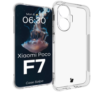 Etui Bizon Salpa do Xiaomi POCO F7 Przezroczysty