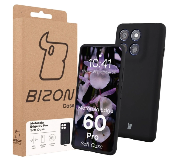 Bizon Soft do Motorola Edge 60 Pro Czarny