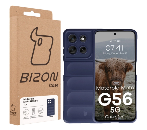 Bizon Tur do Motorola Moto G56 5G Granatowy