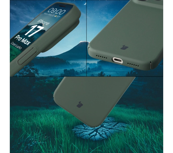 Bizon Łupka do Apple iPhone 17 Pro Max Zielony