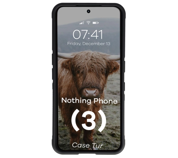 Bizon Tur do Nothing Phone 3 Black Czarny