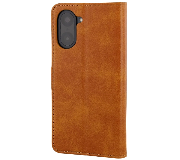 Bizon z klapką Pocket do OnePlus Nord CE5 Brązowy