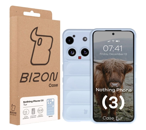 Bizon Tur do Nothing Phone 3 Light Blue Jasnoniebieski