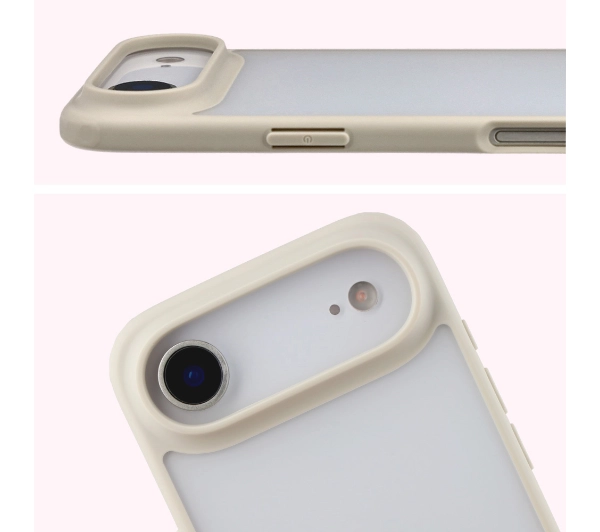 Bizon Angelo do Apple iPhone Air z beżową ramką