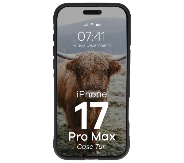 Bizon Tur do Apple iPhone 17 Pro Max Czarny