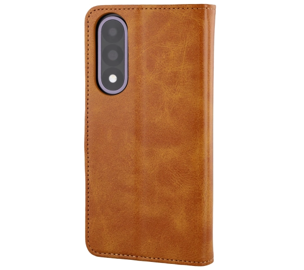 Bizon z klapką Pocket do OnePlus Nord 5 Brązowy