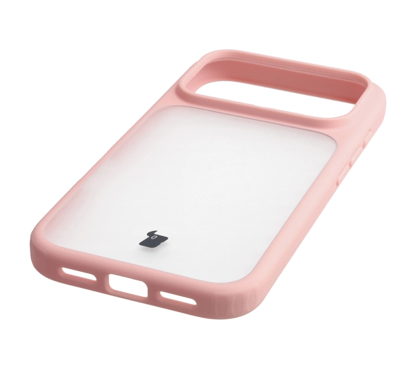 Bizon Angelo do Apple iPhone 17 Pro z różową ramką