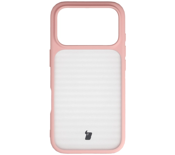 Bizon Angelo do Apple iPhone 17 Pro z różową ramką