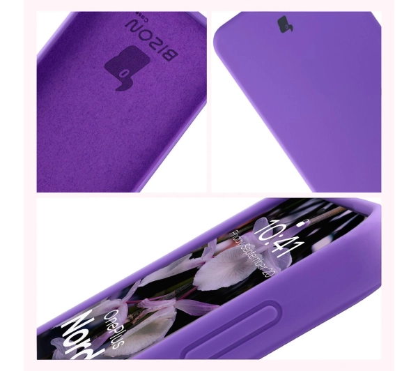 Bizon Soft do OnePlus Nord 5 fioletowy