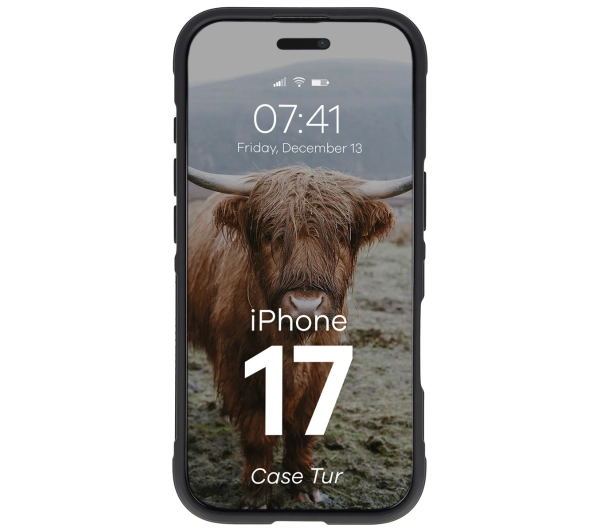 Bizon Tur do Apple iPhone 17 Czarny