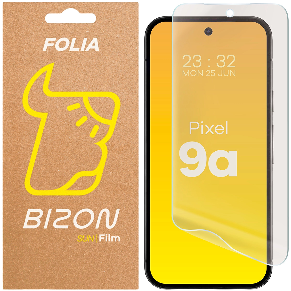 Folia ochronna Bizon matowa Film Sun do Google Pixel 9a