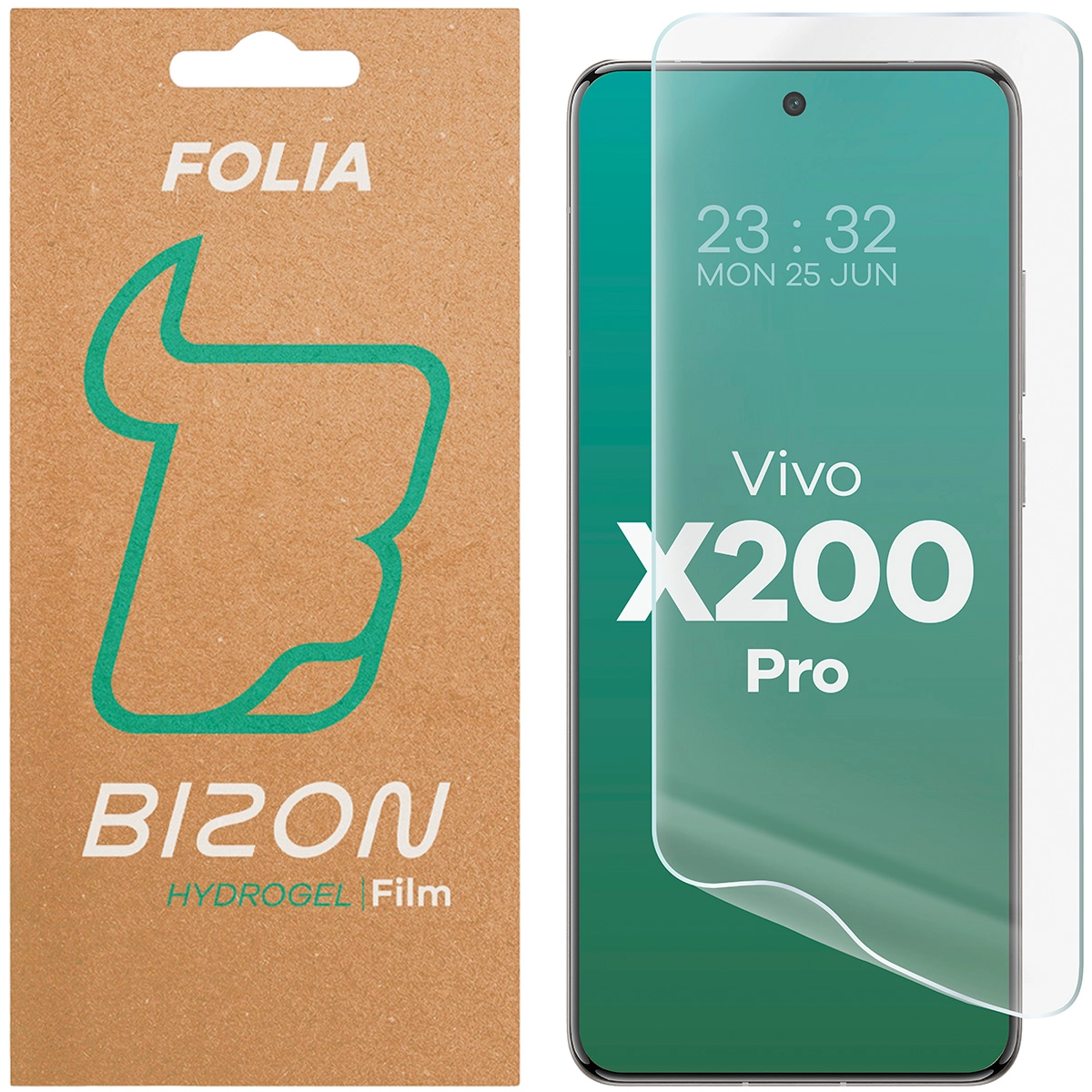 Folia hydrożelowa Bizon na ekran Hydrogel Front do vivo X200 Pro 1 sztuka