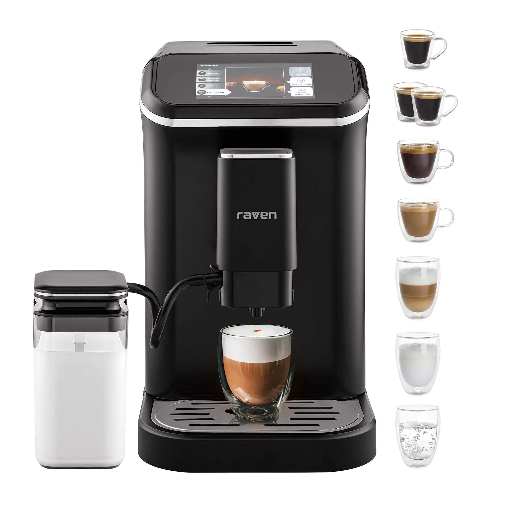Ekspres Raven EEC001 18,8cm szerokości Wyjmowany blok zaparzający