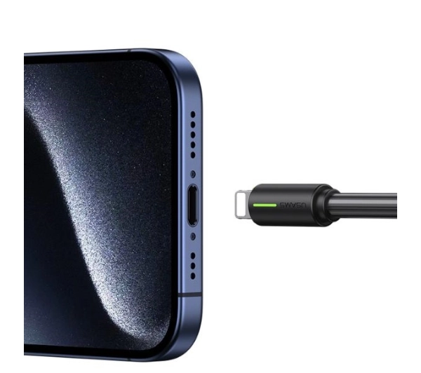 USAMS YU Series USB-C do Lightning 1m Biały