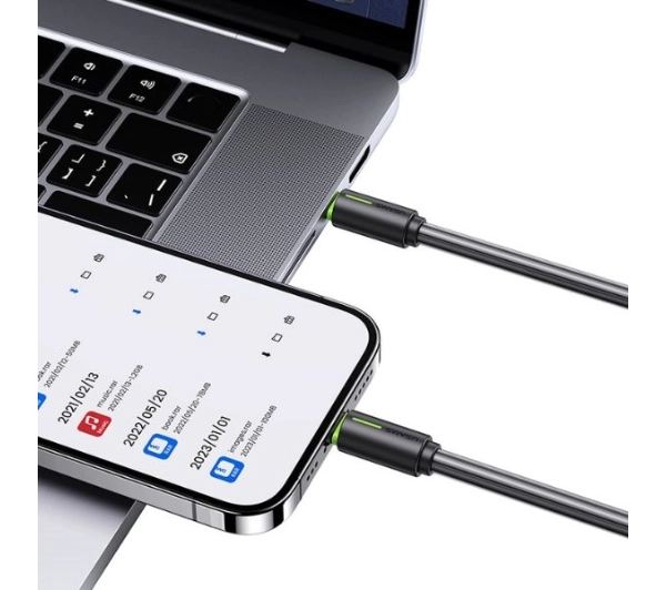 USAMS YU Series USB-C do Lightning 1m Biały