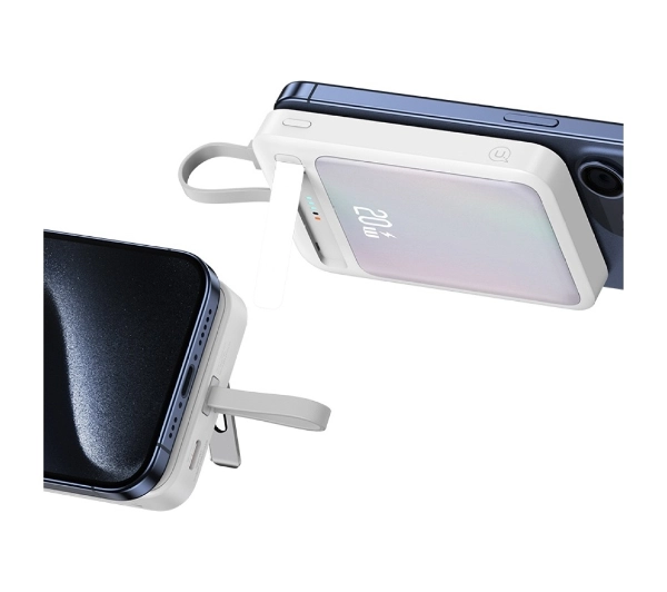 USAMS XM Series Magnetic CD219 10000mAh 20W Różowy