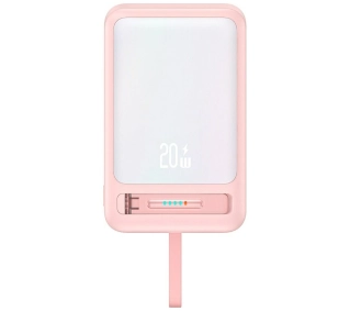 USAMS XM Series Magnetic CD219 10000mAh 20W Różowy