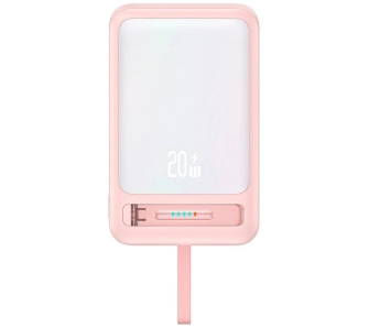 Powerbank USAMS XM Series Magnetic CD219 10000mAh 20W Różowy