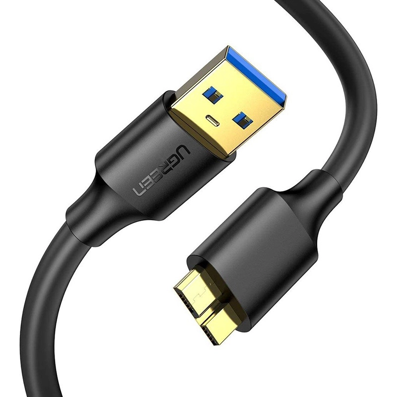 Kabel USB UGREEN US130 USB 3.0 - micro USB 3.0 0,5m Czarny