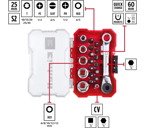 Einhell XS-Case 49118683 (21 szt.)