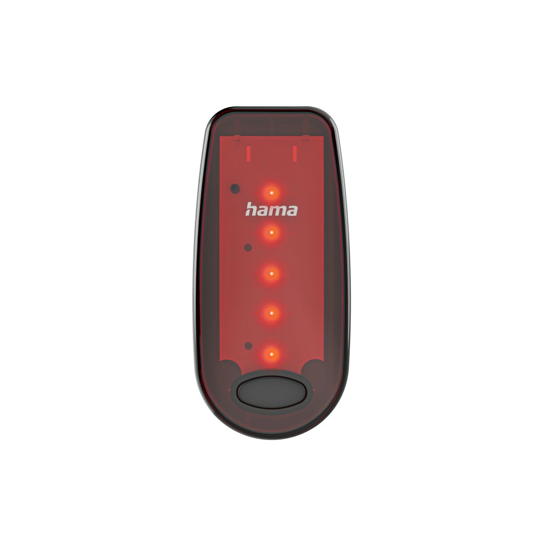 Lampa rowerowa Hama 228608 Ostrzegawcza Akumulatorowa Z Klipsem USB-C