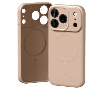 Etui Mercury Semi-Silicone MagSafe do iPhone 17 Pro różowo-piaskowy
