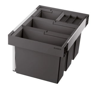 Sortownik odpadów Blanco FLEXON II Low 60/4 2x15l 2x6l