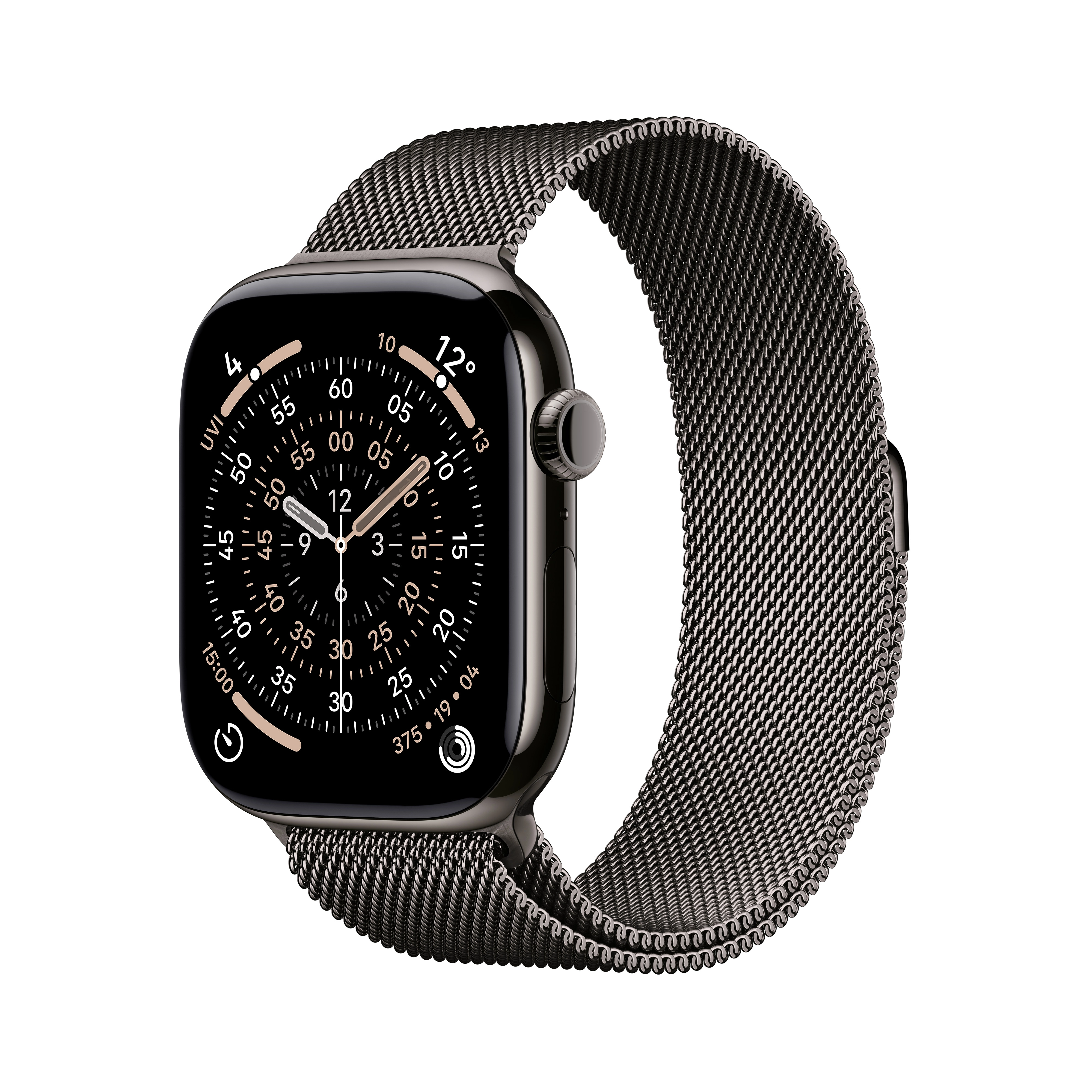Apple Watch Series 11 GPS + Cellular 46mm Tytan Łupek Bransoleta mediolańska Łupek S/M