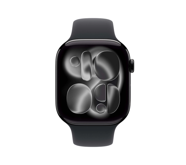 Apple Watch Series 11 GPS + Cellular 42mm z aluminium Onyx Pasek sportowy Czarny S/M - ⚡ BESTSELLERY ⚡ - Kup na Raty - RRSO 0%
