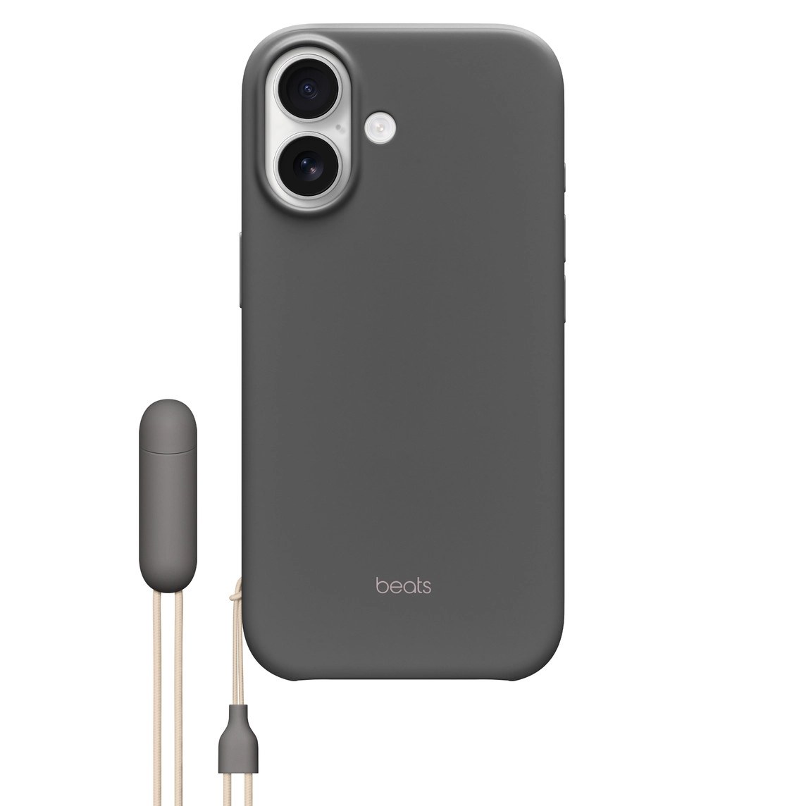 Etui Beats Kickstand Case z MagSafe i panelem Sterowanie aparatem do iPhone 17 Szafirowy szary