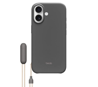 Etui Beats Kickstand Case z MagSafe i panelem Sterowanie aparatem do iPhone 17 Szafirowy szary