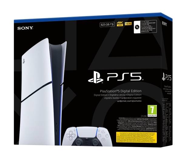 Sony PlayStation 5 Digital Slim E Chassis (PS5) 825GB + Disc Drive Blu-Ray - Kup na Raty - RRSO 0%