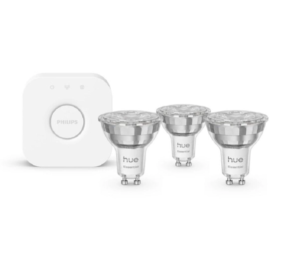 Philips Hue Essential GU10 3szt+Mostek
