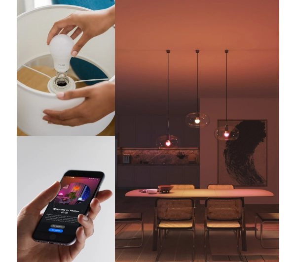 Philips Hue Essential White and Colour Ambiance 806 A60 E27